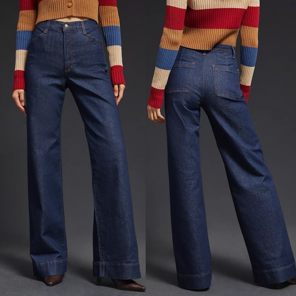 Favorite Daughter Denim - Favorite Daughter The Mischa Super High Rise Wide Leg Jeans